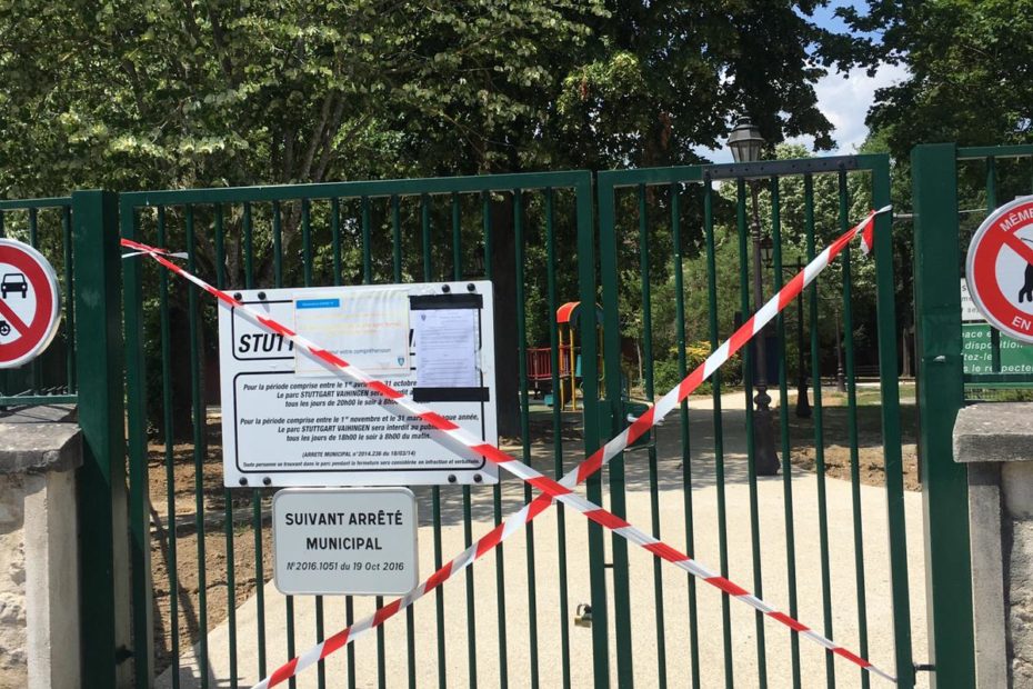 Parc Stuttgart Vaihingen entièrement fermé